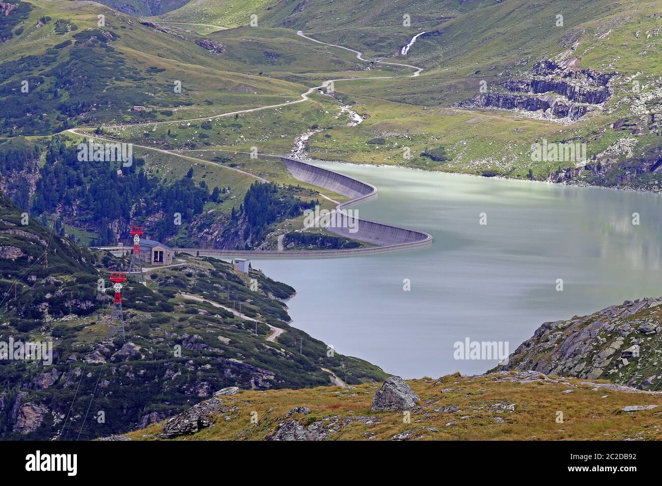 The Tauernmoossee in the Hohe Tauern National Park Stock Photo