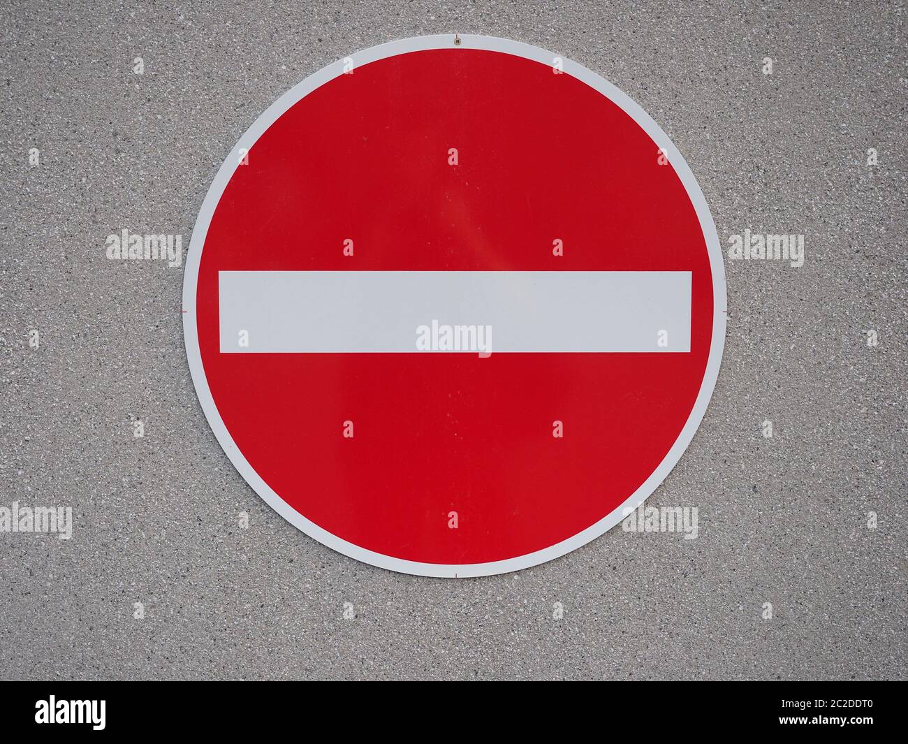 Regulatory signs, no entry for vehicular traffic sign Stock Photo - Alamy