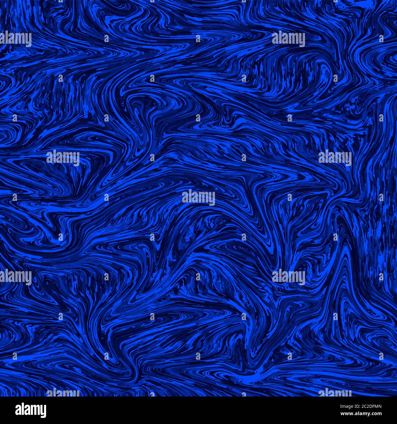 Modern blue abstract marble effect texture background. Vector Stock Vector