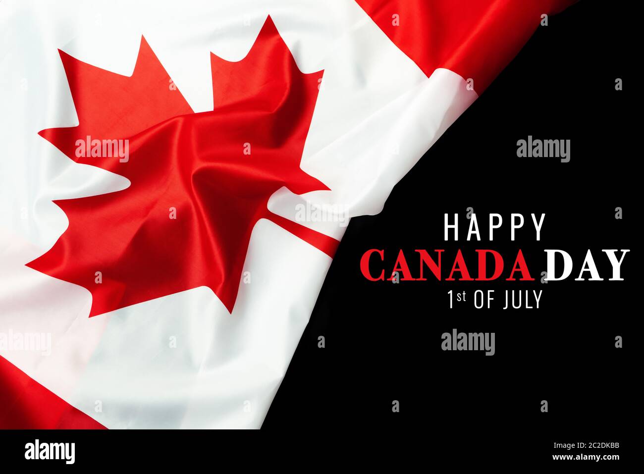 Happy Canada Day with Canada flag background Stock Photo Alamy
