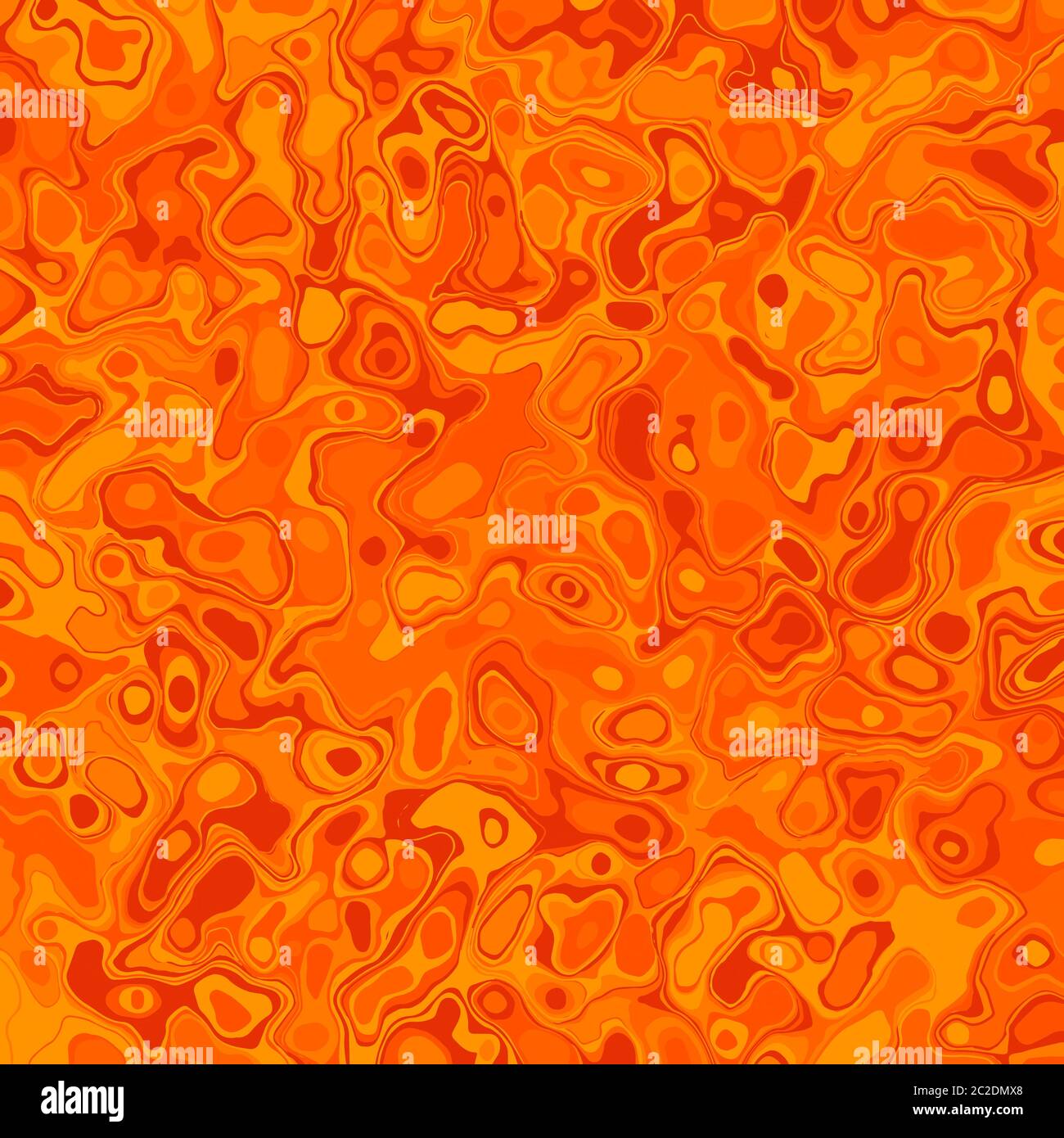 Creative orange abstract marble effect texture background. Vector Stock Vector