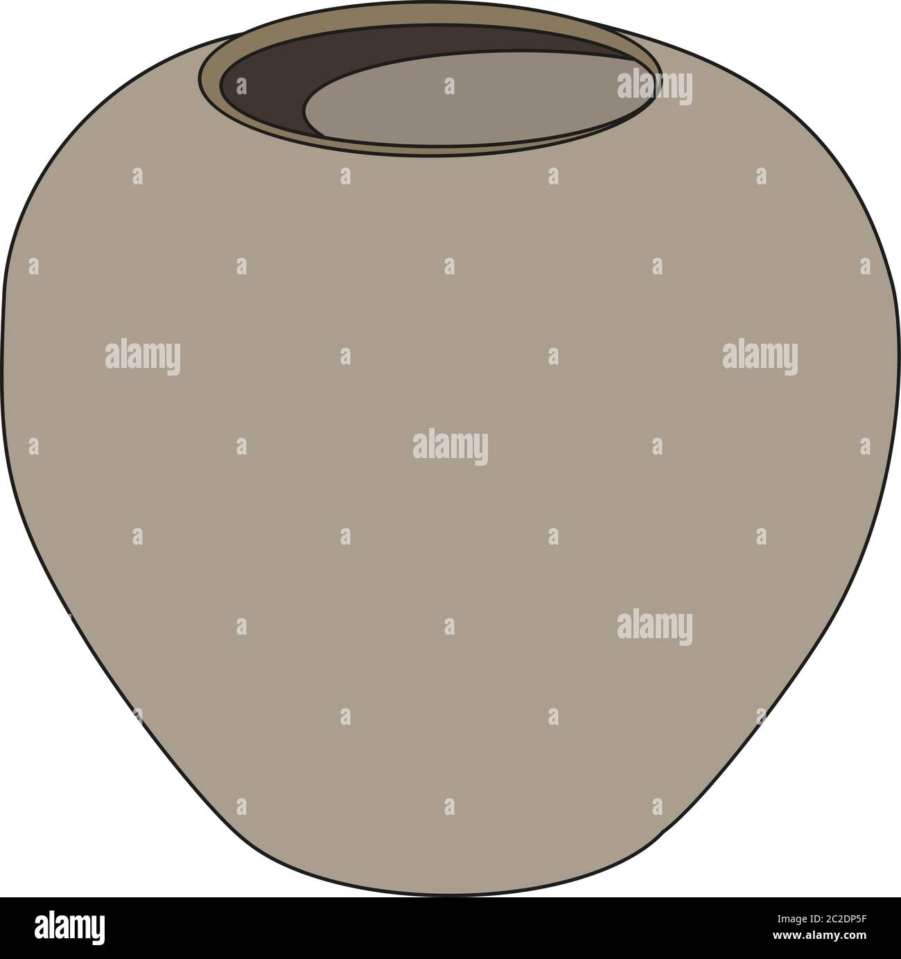 isolated, clay pot Stock Vector Image & Art - Alamy