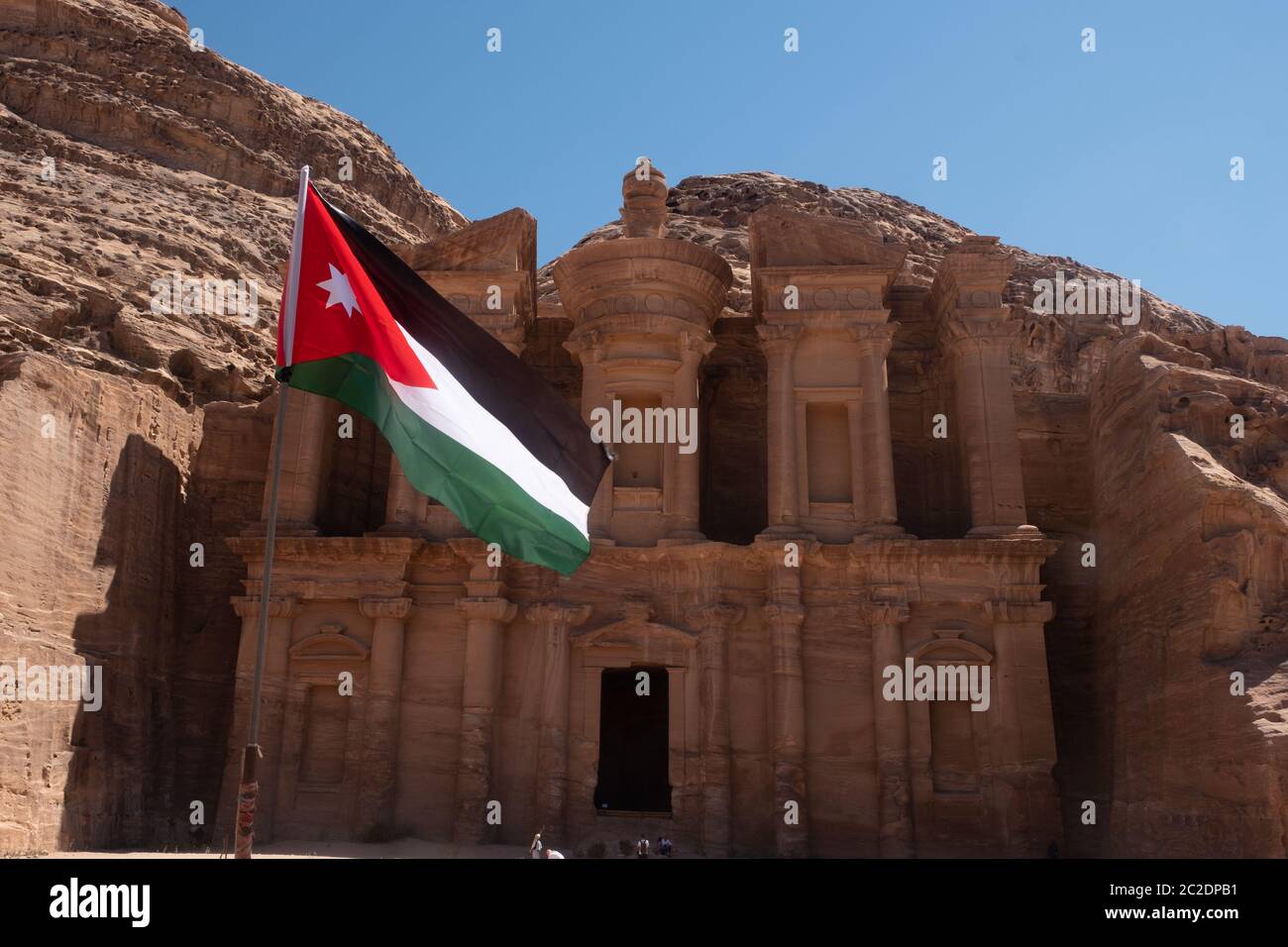 se tv Compose Afrika The Jordan flag in Petra' Stock Photo - Alamy