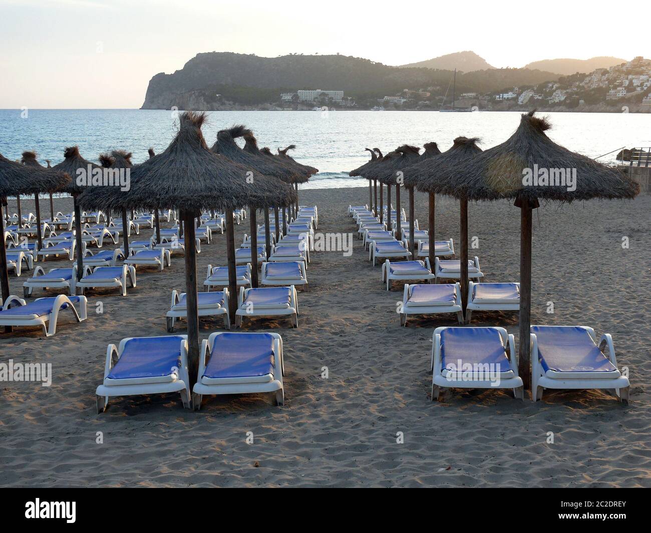Beach of Paguera on Mallorca Stock Photo