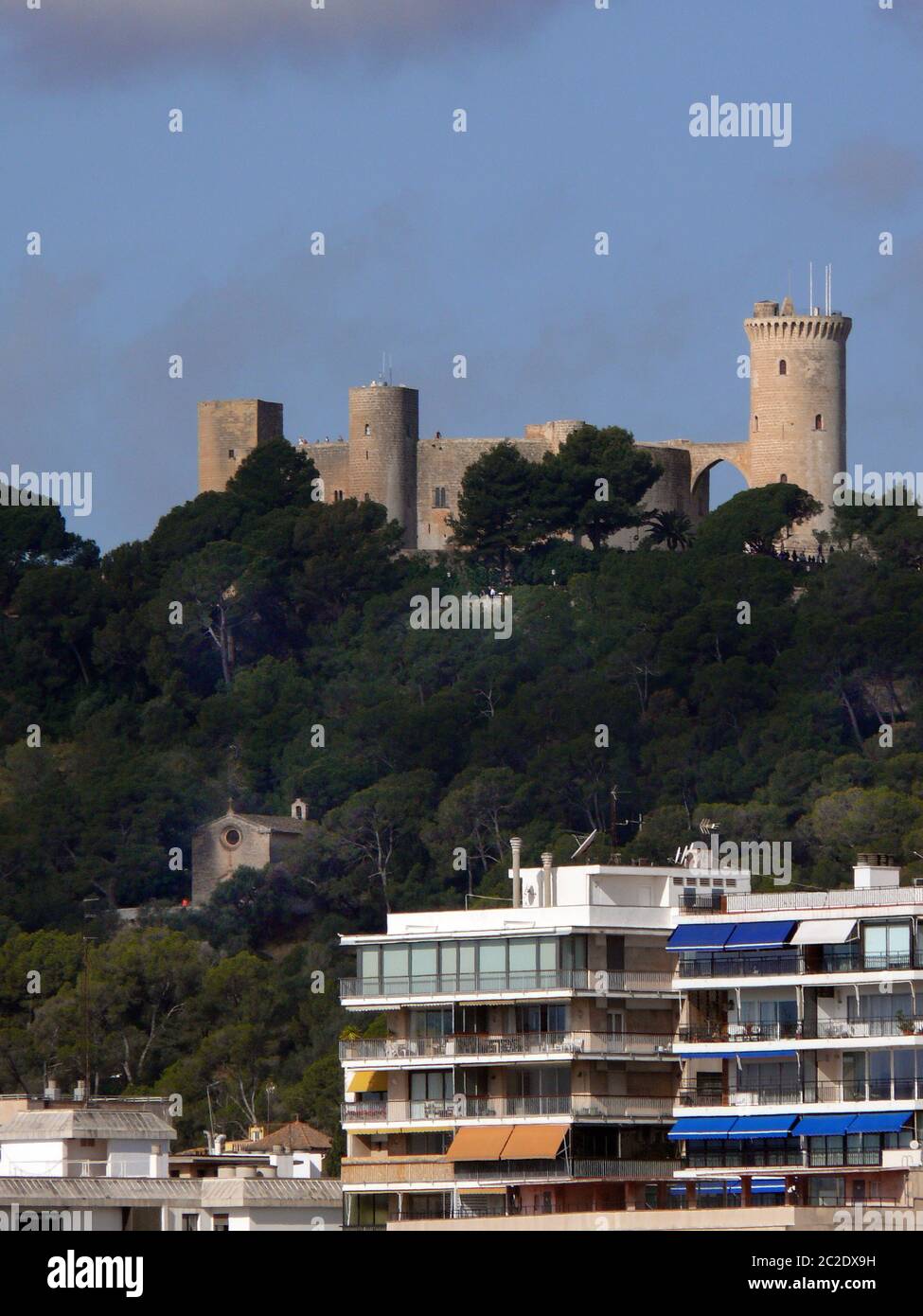 Castell de Bellver in Palma de Mallorca Stock Photo