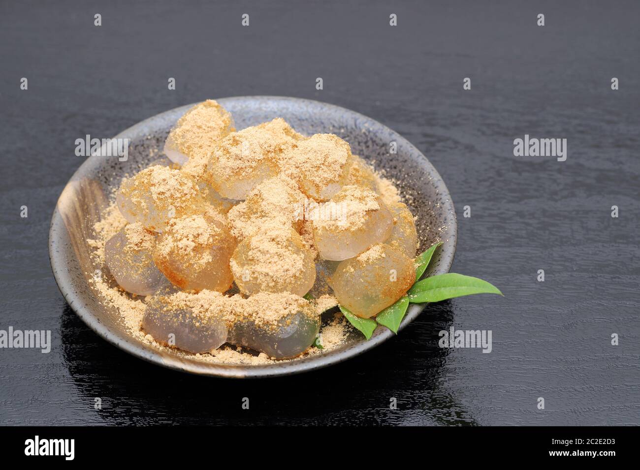 Perle di Sole sweets with Japanese sign Stock Photo - Alamy