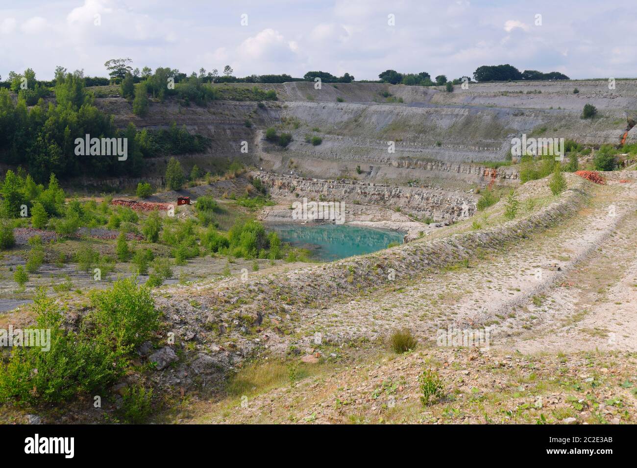 The Blue Lagoon as it's known locally, is situated on the former