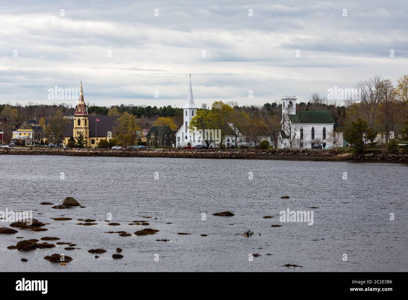 The City of Mahone Bay in Nova Scotia Canada Stock Photo Alamy