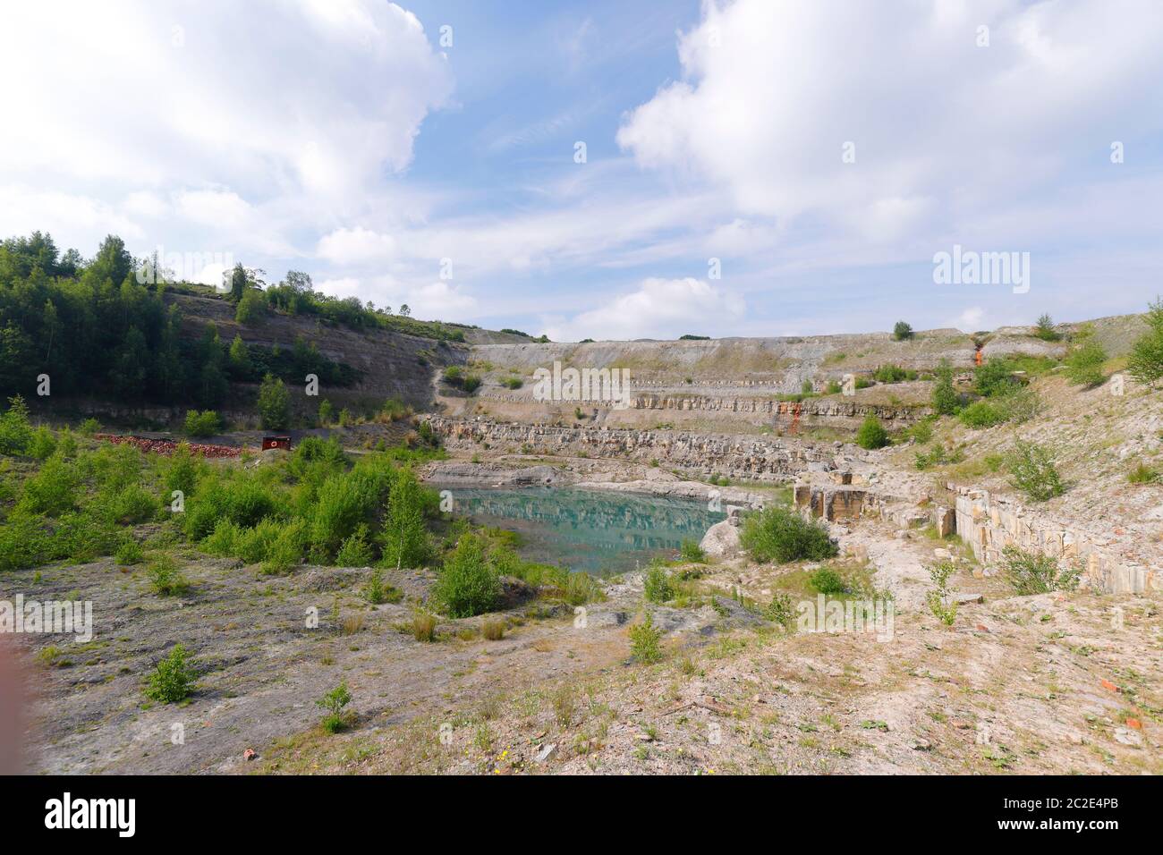 The Blue Lagoon as it's known locally, is situated on the former