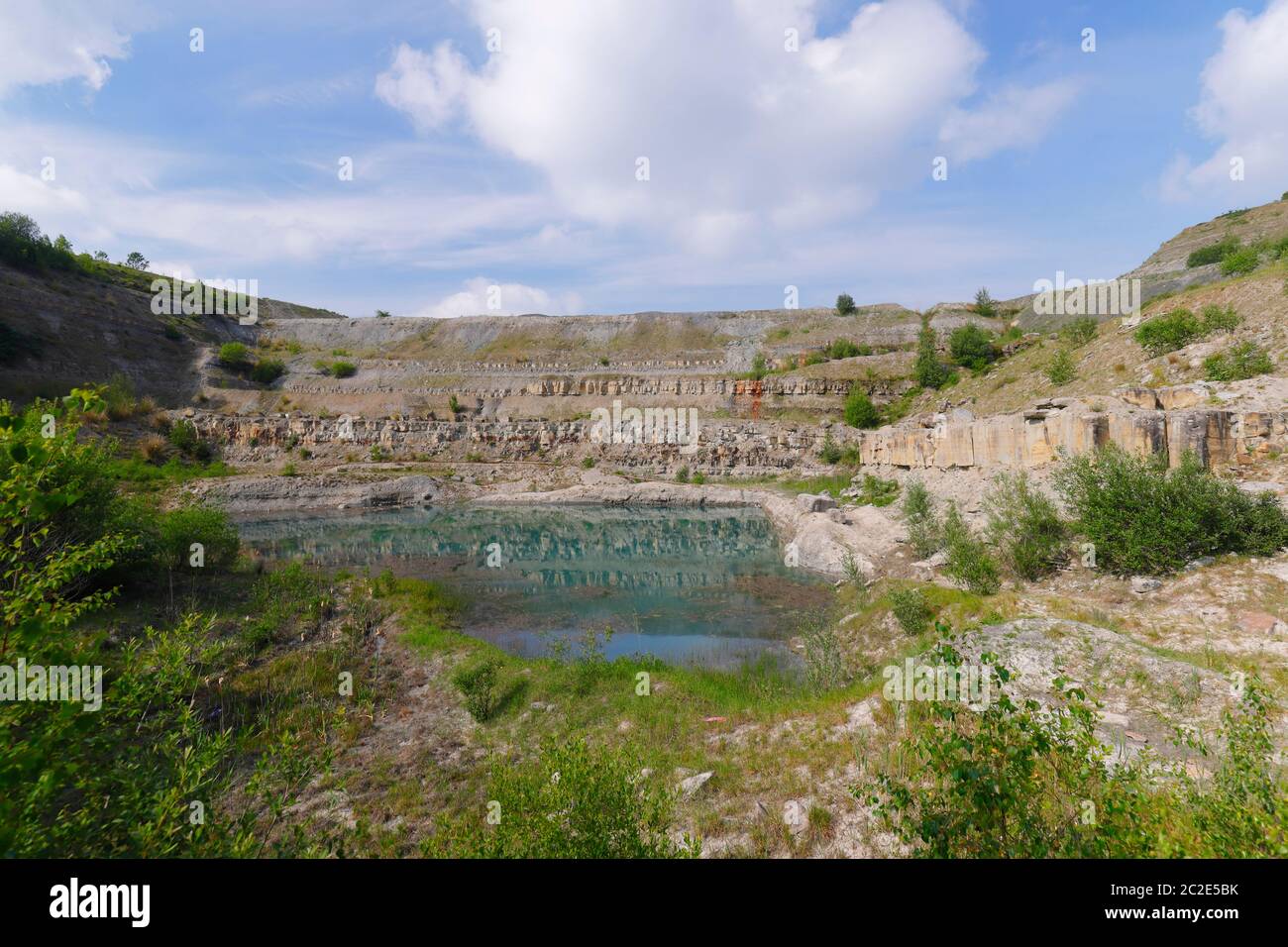 The Blue Lagoon as it's known locally, is situated on the former
