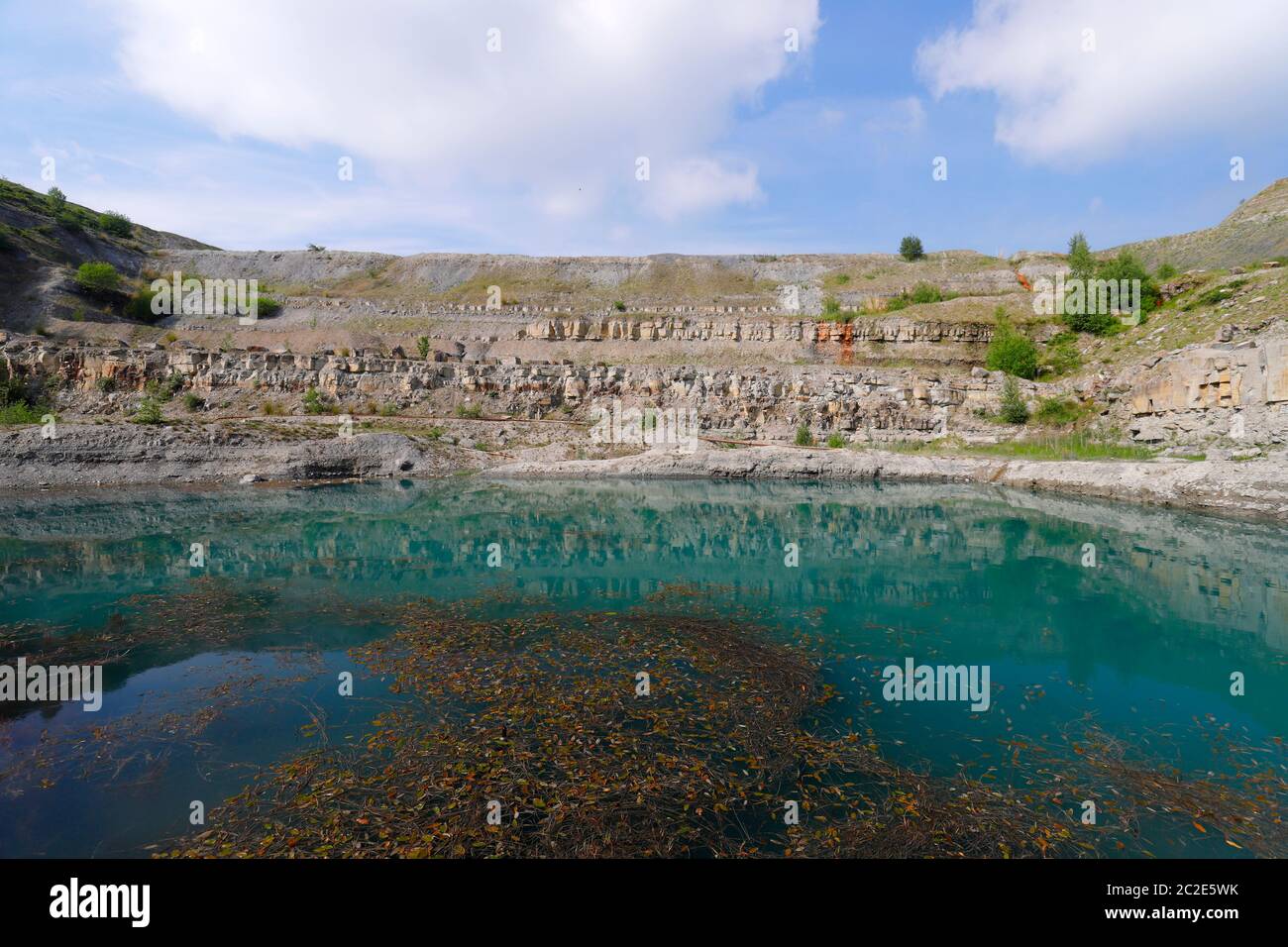 The Blue Lagoon as it's known locally, is situated on the former