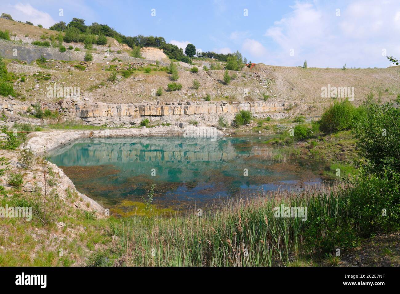 Swillington former brickworks quarry hires stock photography and
