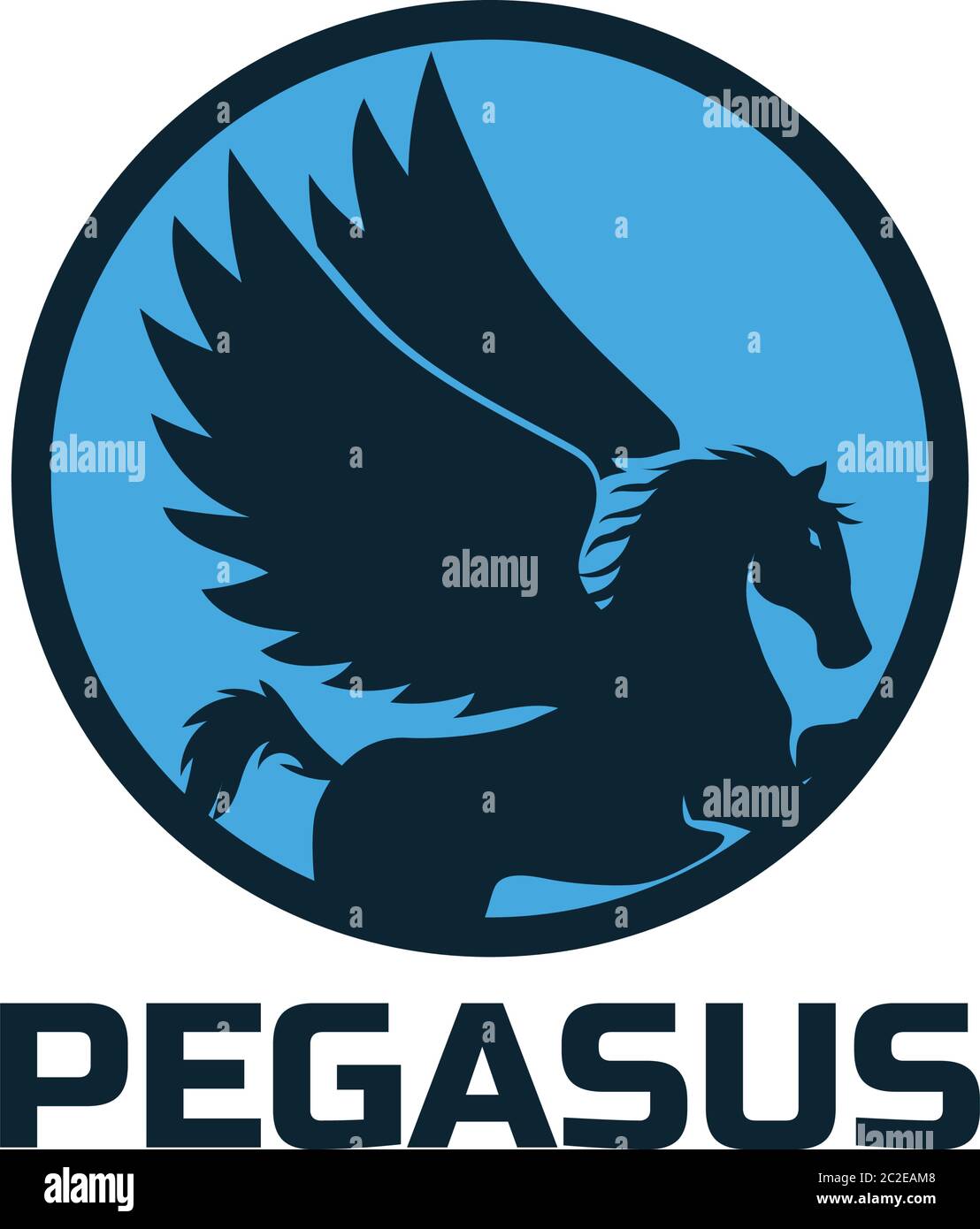 pegasus logo for your business, vector illustration Stock Vector Image & Art Alamy
