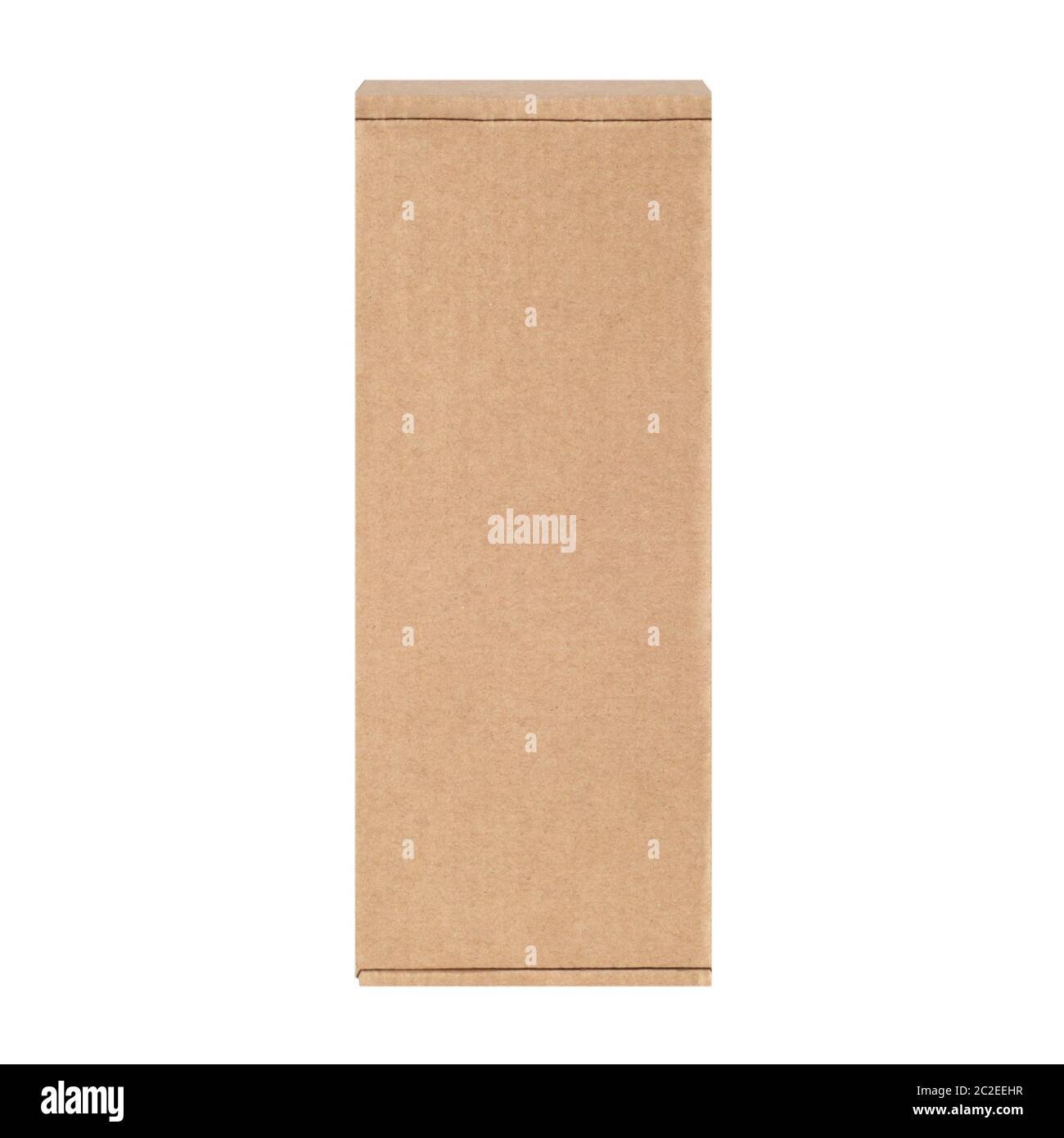 Carton box one. Isolated on white background Stock Photo - Alamy