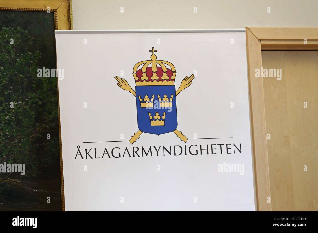 Linkoping, Sweden 20200610The prosecutor's office/ Åklagarmyndigheten. Photo Jeppe Gustafsson Stock Photo