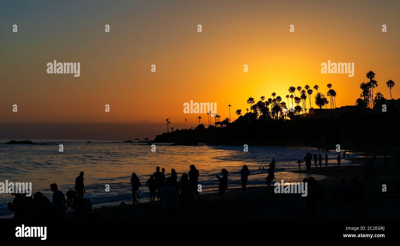 Sunset Silhouette - Zuma Beach, Malibu, California
