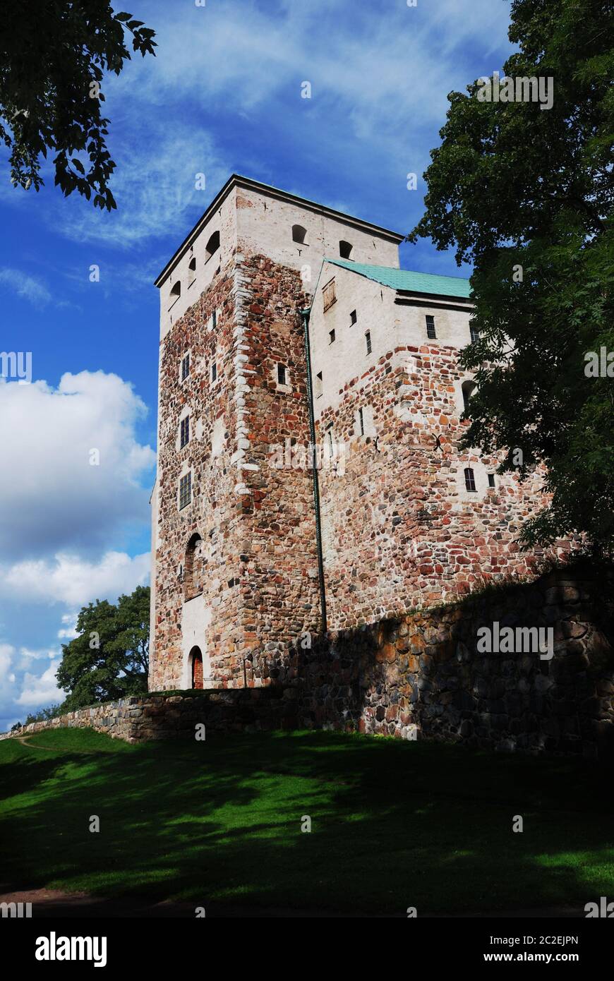 medieval castle in Turku, Finland Stock Photo