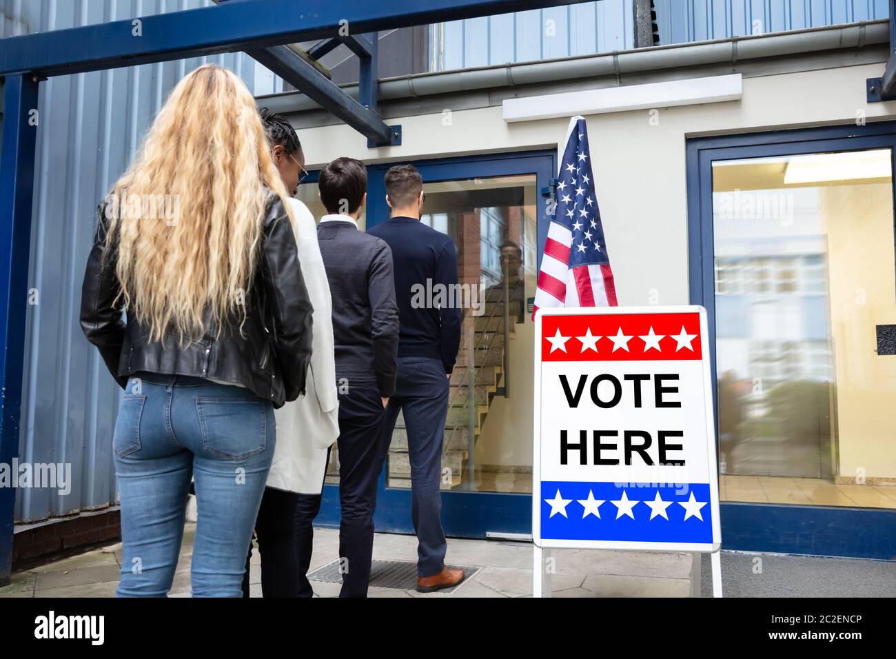 African american people voting hi-res stock photography and images - Alamy