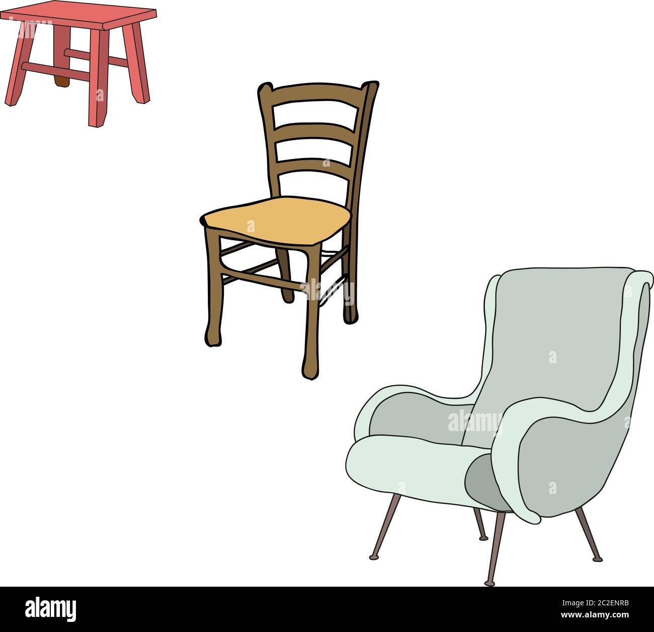 isolated furniture chair, chair Stock Vector Image & Art - Alamy