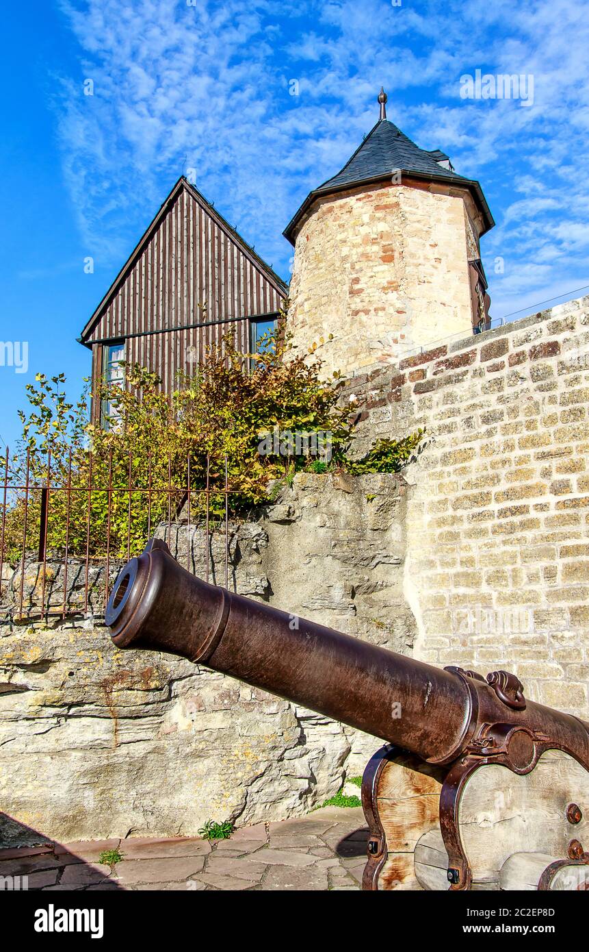 The Fortress Waldeck, high above the Edersee, Germany Stock Photo