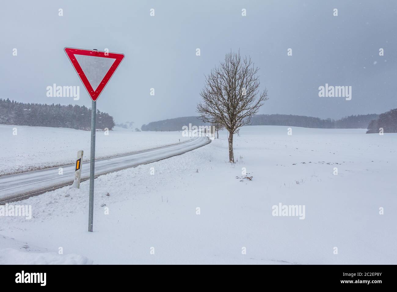Slick Sign Slick track sign hi-res stock photography and images - Alamy