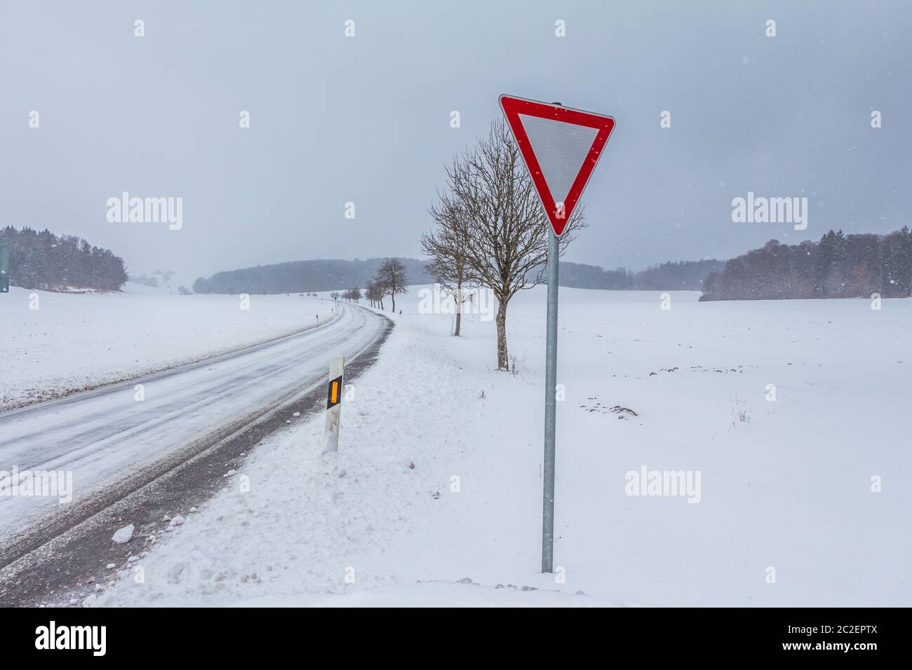 Slick Sign Slick track sign hi-res stock photography and images - Alamy