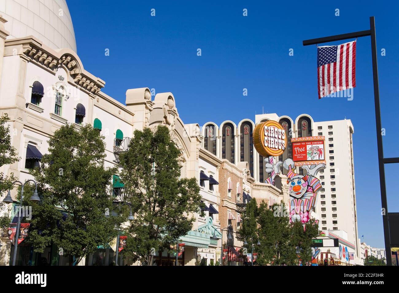 Virginia Street in downtown Reno, Nevada, USA Stock Photo - Alamy