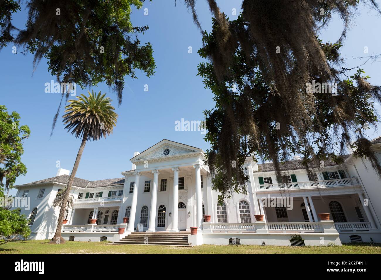 Plum Orchard Mansion on Cumberland Island, Stock Photo Alamy