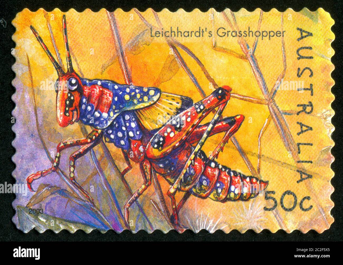 AUSTRALIA - CIRCA 2003: stamp printed by Australia, shows Leichhardt’s ...