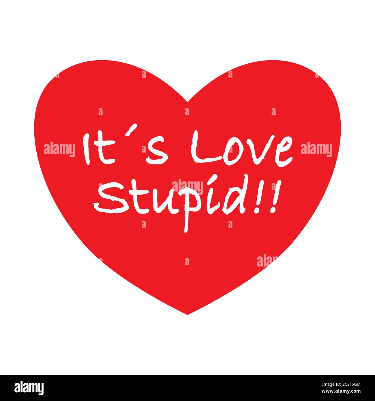 Love Funny Concept Illustration Stock Photo - Alamy