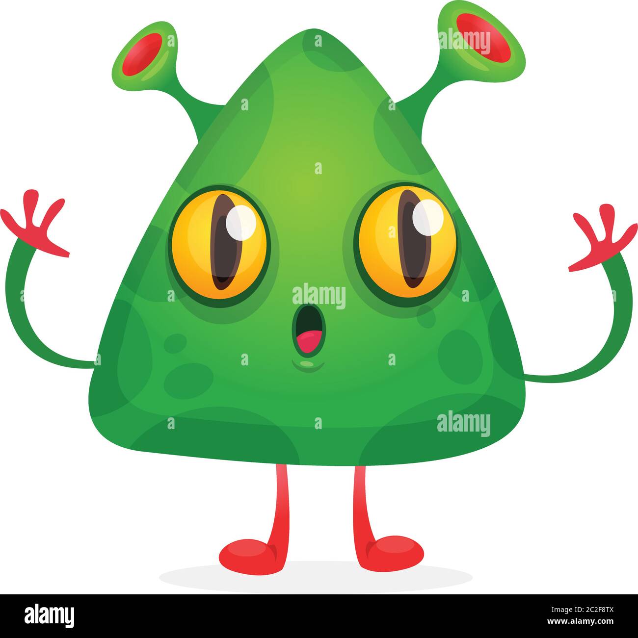 Cartoon funny slime monster hi-res stock photography and images - Alamy