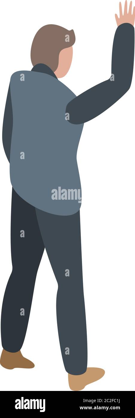 Privacy personal guard icon, isometric style Stock Vector