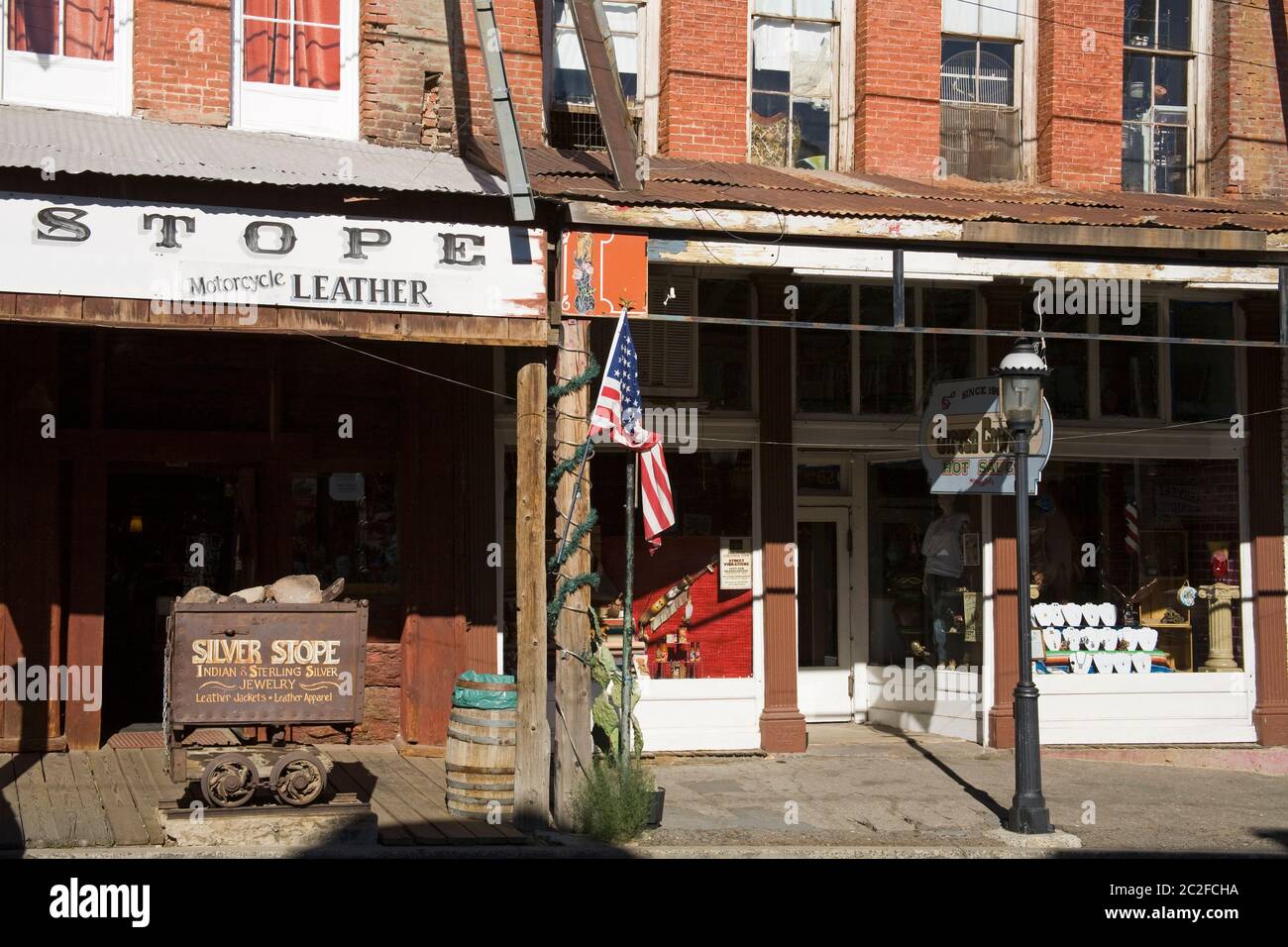 Silver Stope Jewelry Store in Virginia City, Nevada, USA Stock Photo