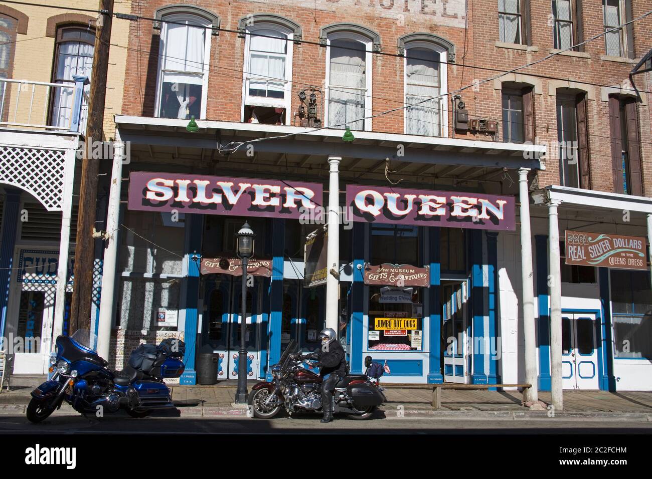 Silver Queen Saloon in Virginia City, Nevada, USA Stock Photo Alamy