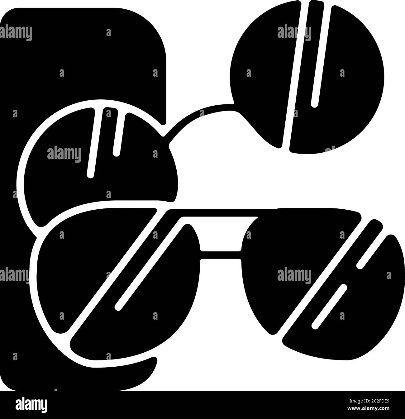 Sunglasses black glyph icon Stock Vector Image & Art - Alamy