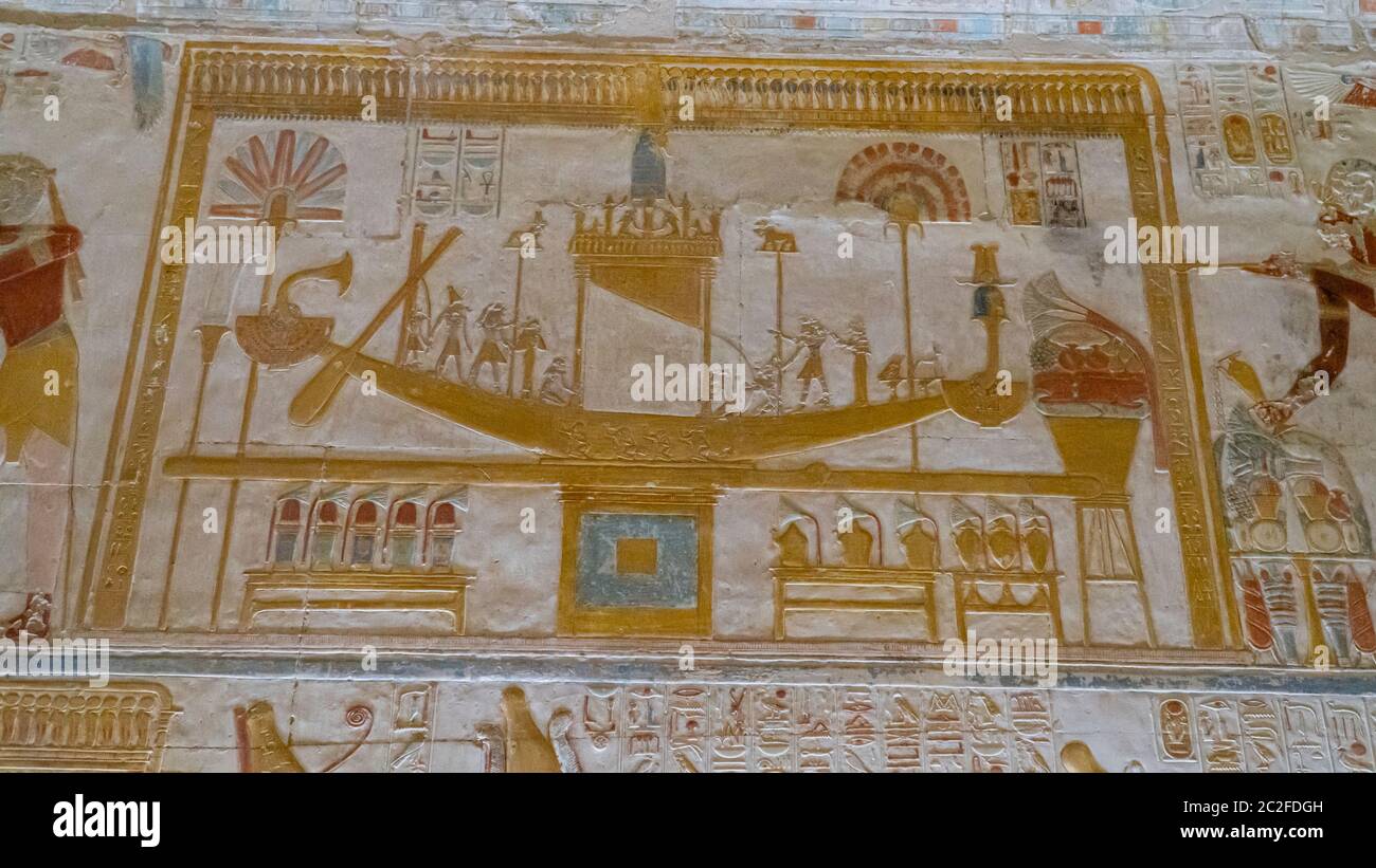 Temple of Seti I in Abydos. Today, Abydos is notable for the memorial ...