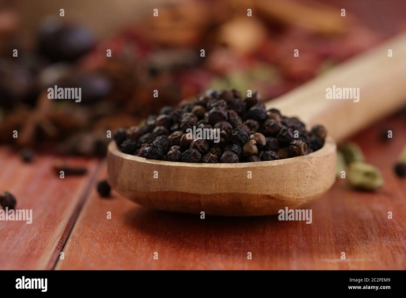 Black Pepper spice Black gold of Kerala selective focus Stock Photo Alamy
