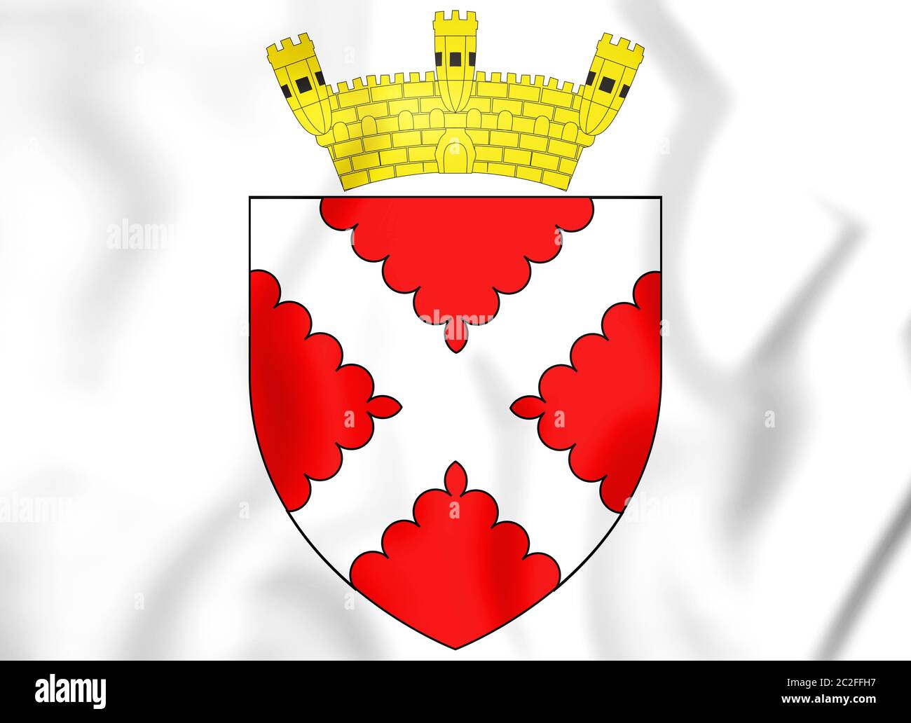 3D Zabbar coat of arms, Malta. 3D Illustration Stock Photo Alamy