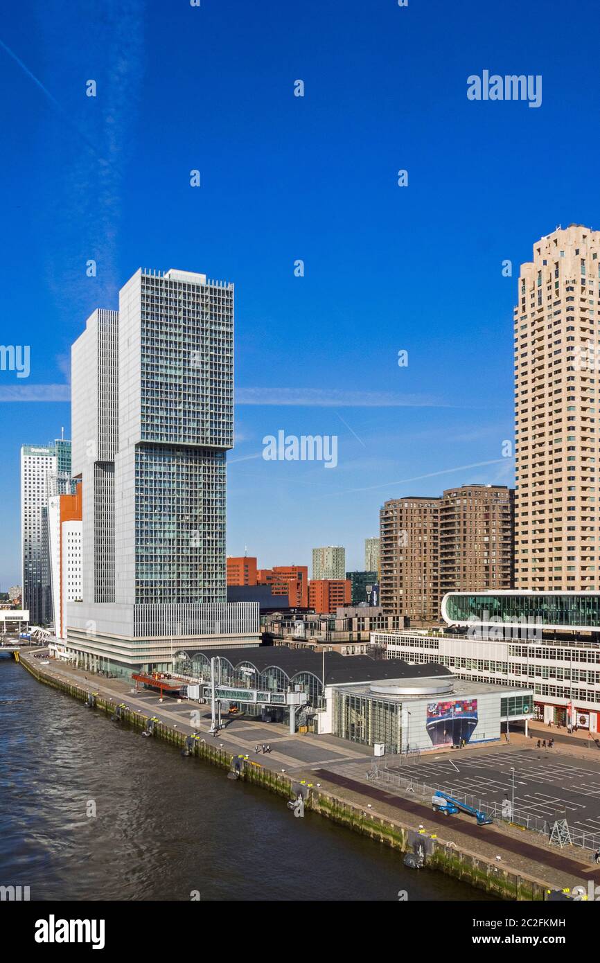 Europe, Netherlands - Cruise Terminal in the City of Rotterdam Stock Photo