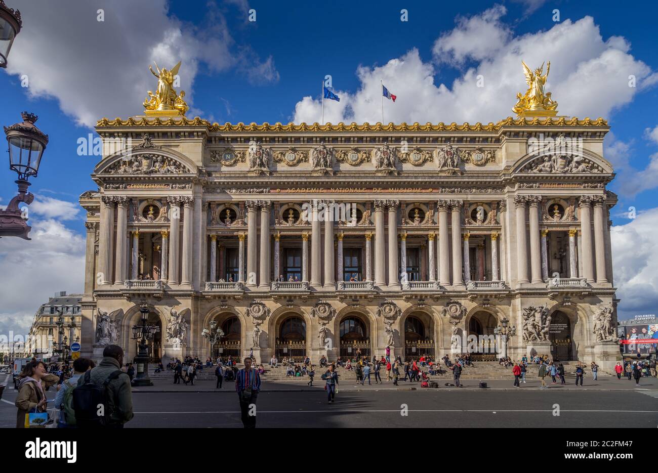 Paris, France - Sept 15, 2017: Opera National de Paris Grand Opera Garnier Palace Stock Photo