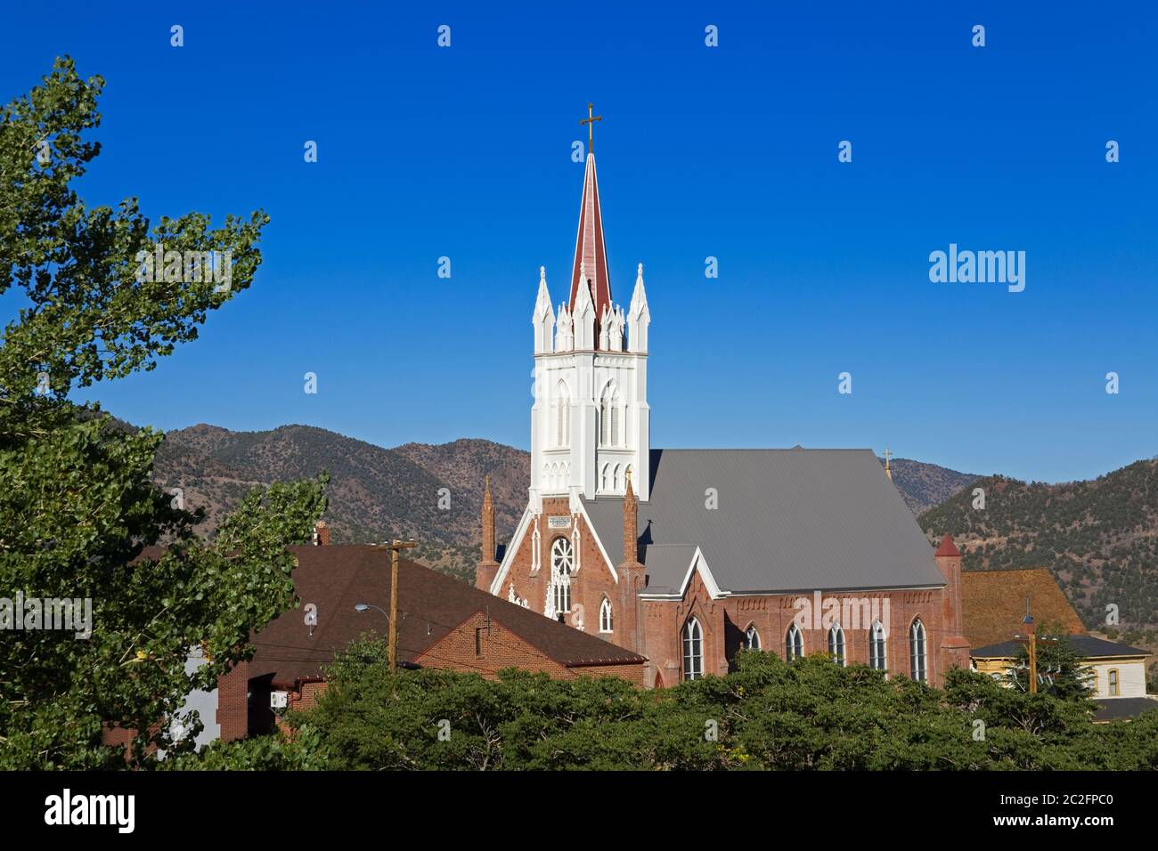 St. Mary's in the Mountains Catholic Church, Virginia City, Nevada, USA