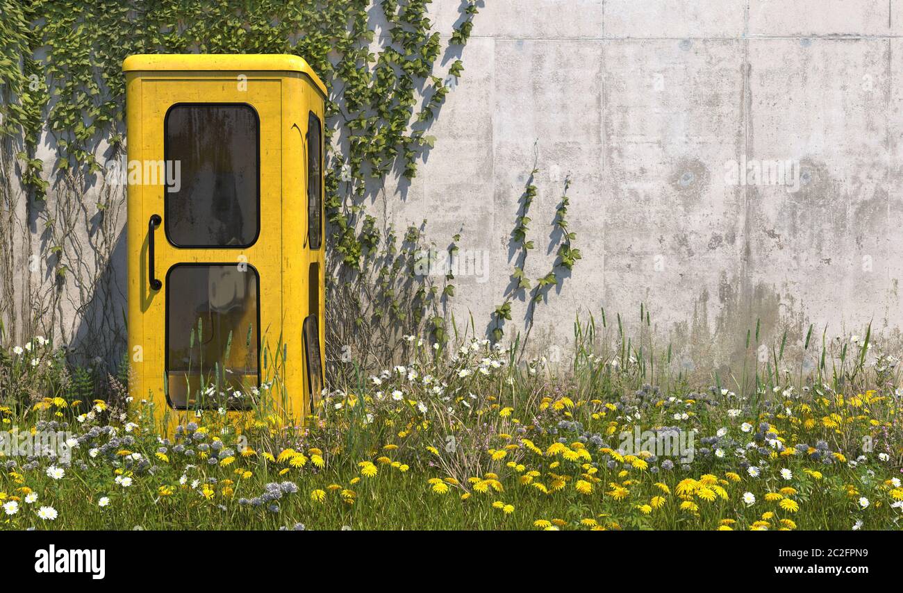 Retro telephone booth hi-res stock photography and images - Alamy