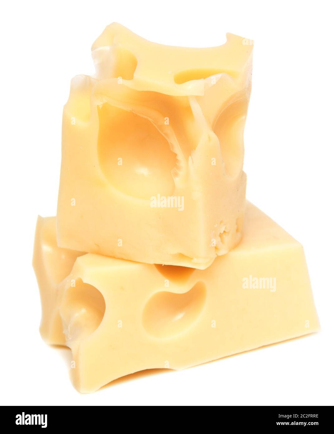 Cheese on white Stock Photo - Alamy