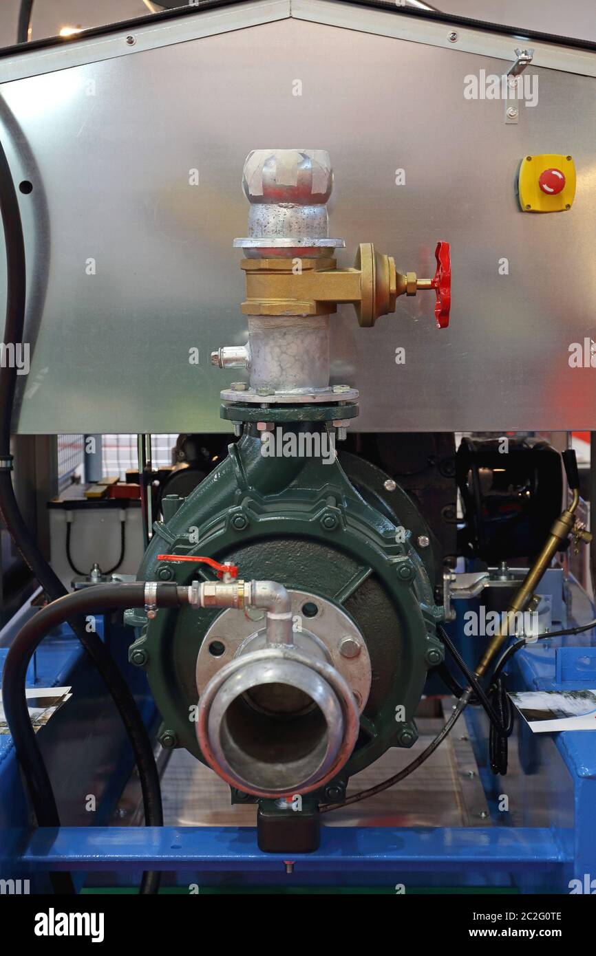 Big Industrial Agriculture Water Pump Power Equipment Stock Photo Alamy