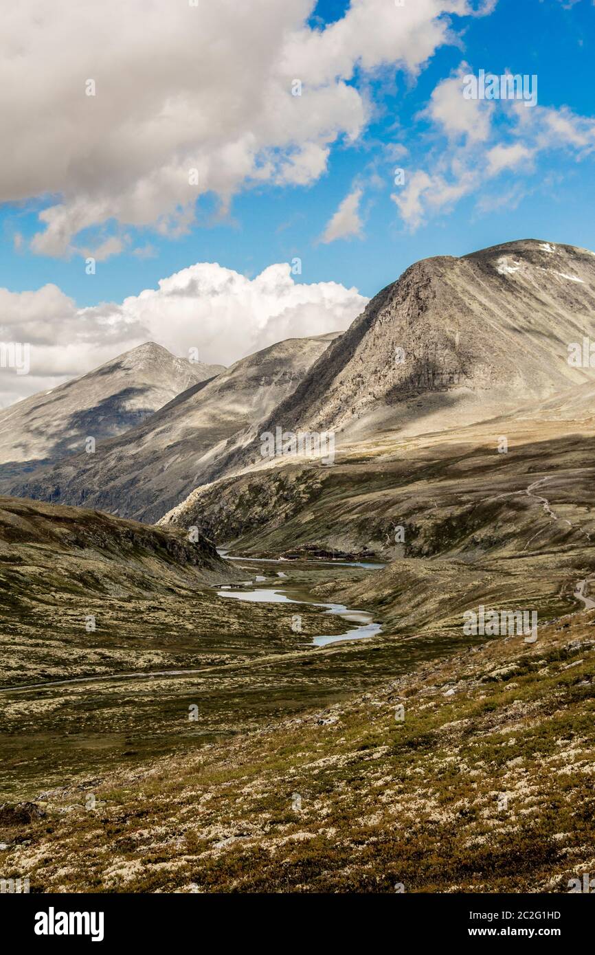 Beautiful Landscape of Rondane National park, Norway. Stock Photo