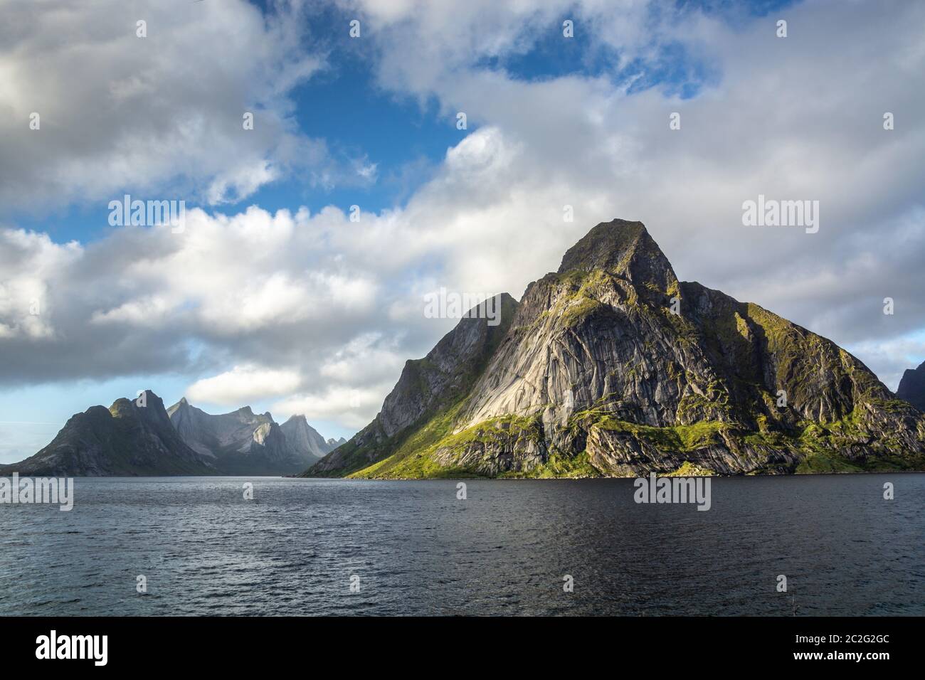 Klokketinden MoskenesÃ¸y Reine Lofoten Norway Stock Photo - Alamy