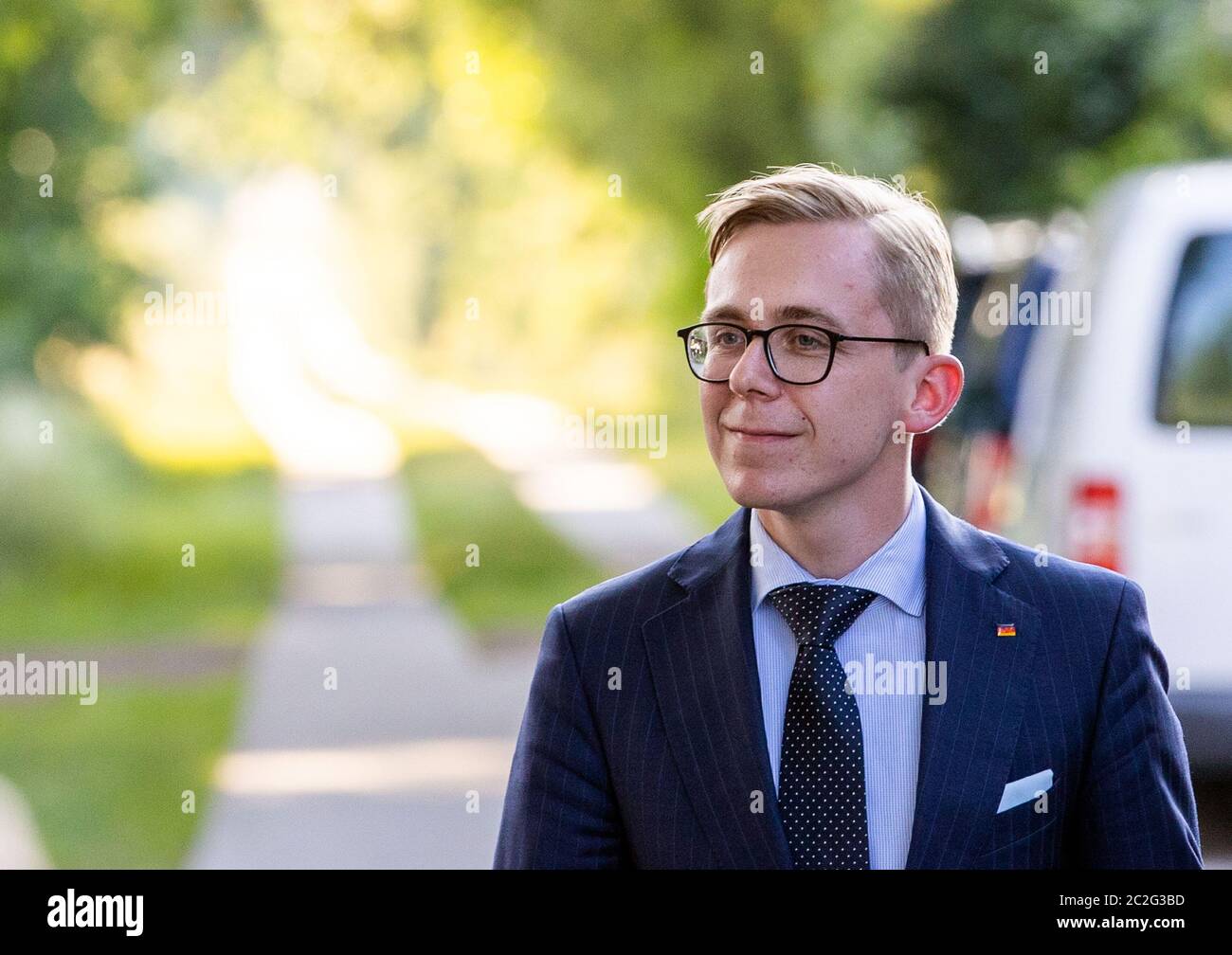 Spornitz Germany 17th June 2020 The Cdu Politician Philipp Amthor Comes To The Meeting Of The Cdu District Association Ludwiglust Parchim And Presents Himself As A Candidate For The Election As Cdu State