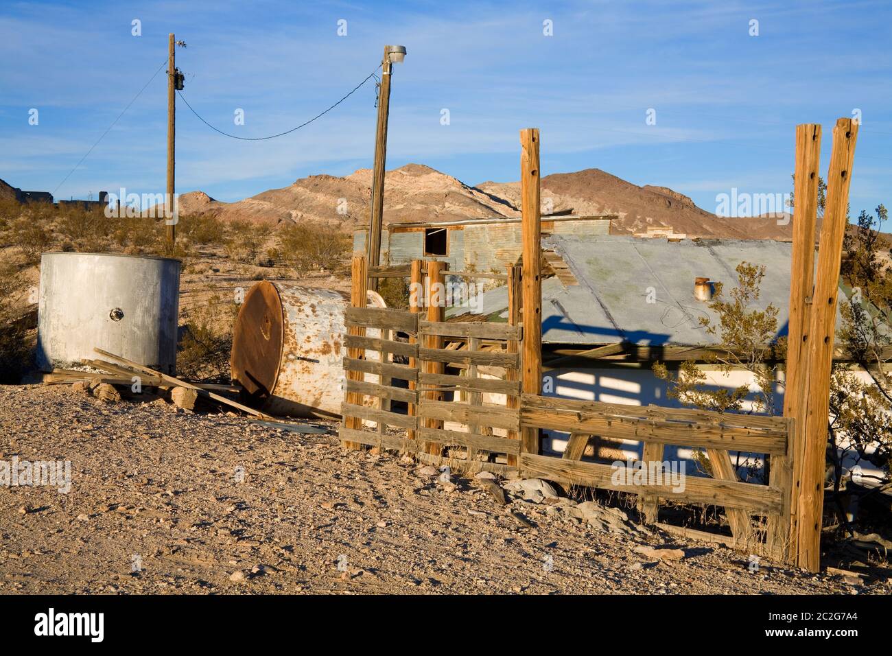 Rhyolite ghost town, Beatty, Nevada, USA, North America Stock Photo Alamy
