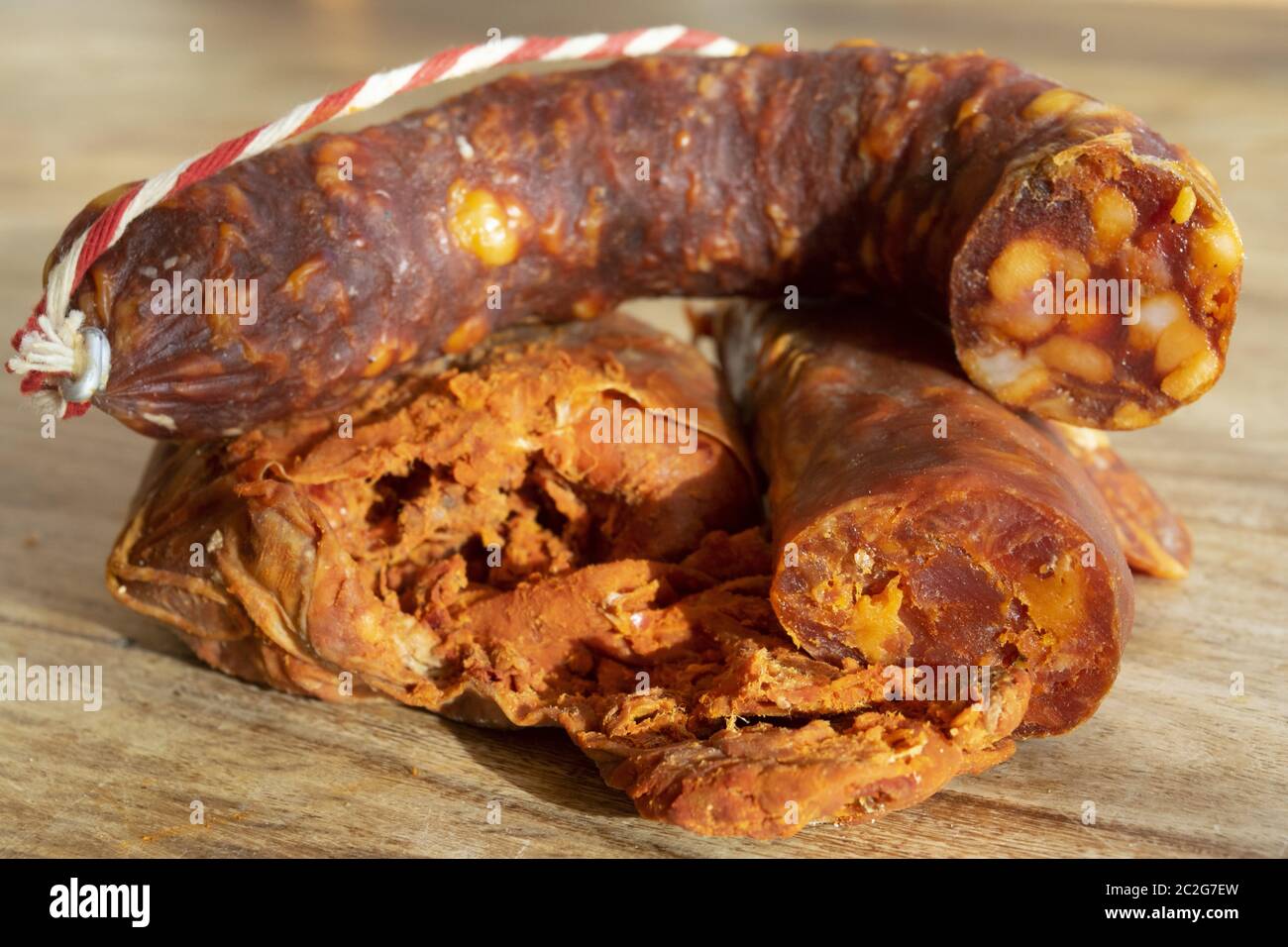 calabrian product handmade nduja and hot soppressata Stock Photo Alamy