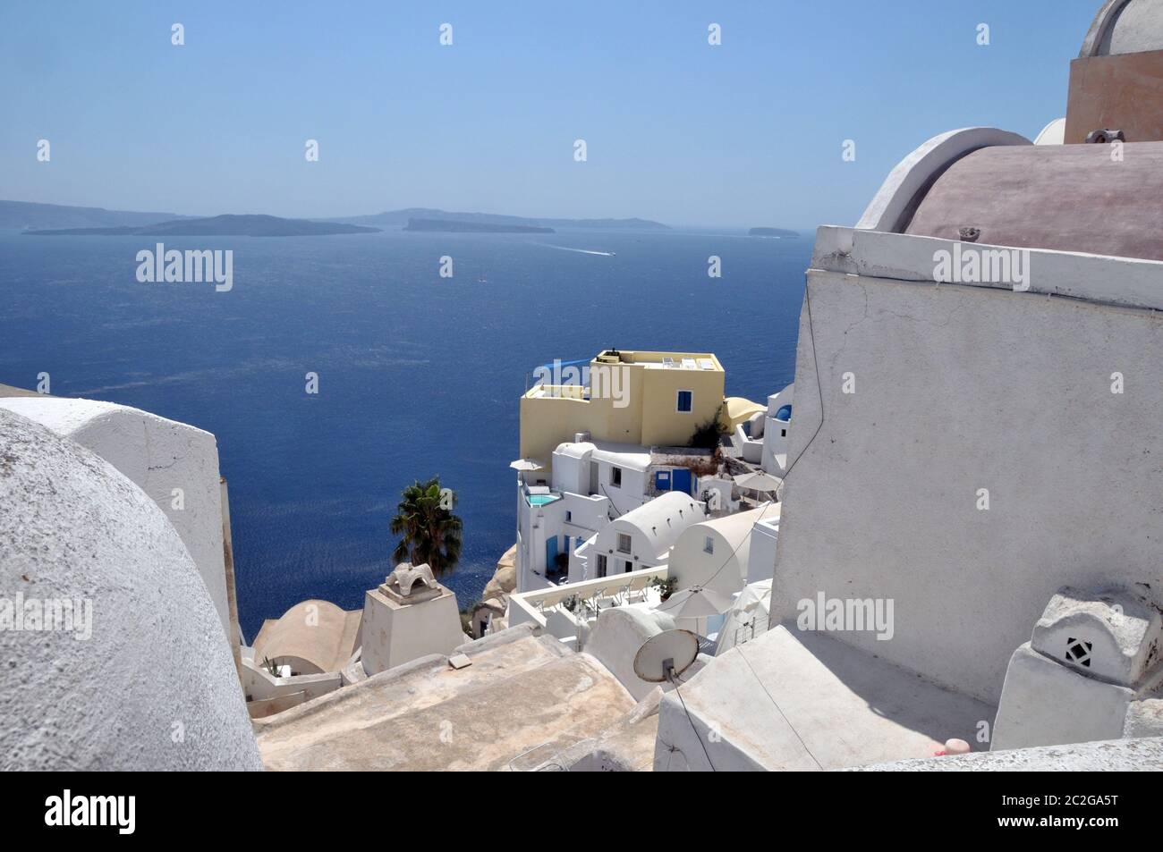 Fira on Santorini Stock Photo